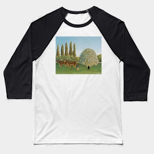 Meadowland by Henri Rousseau Baseball T-Shirt